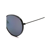 Phoenix 52MM Classic Round Polarized Sunglasses