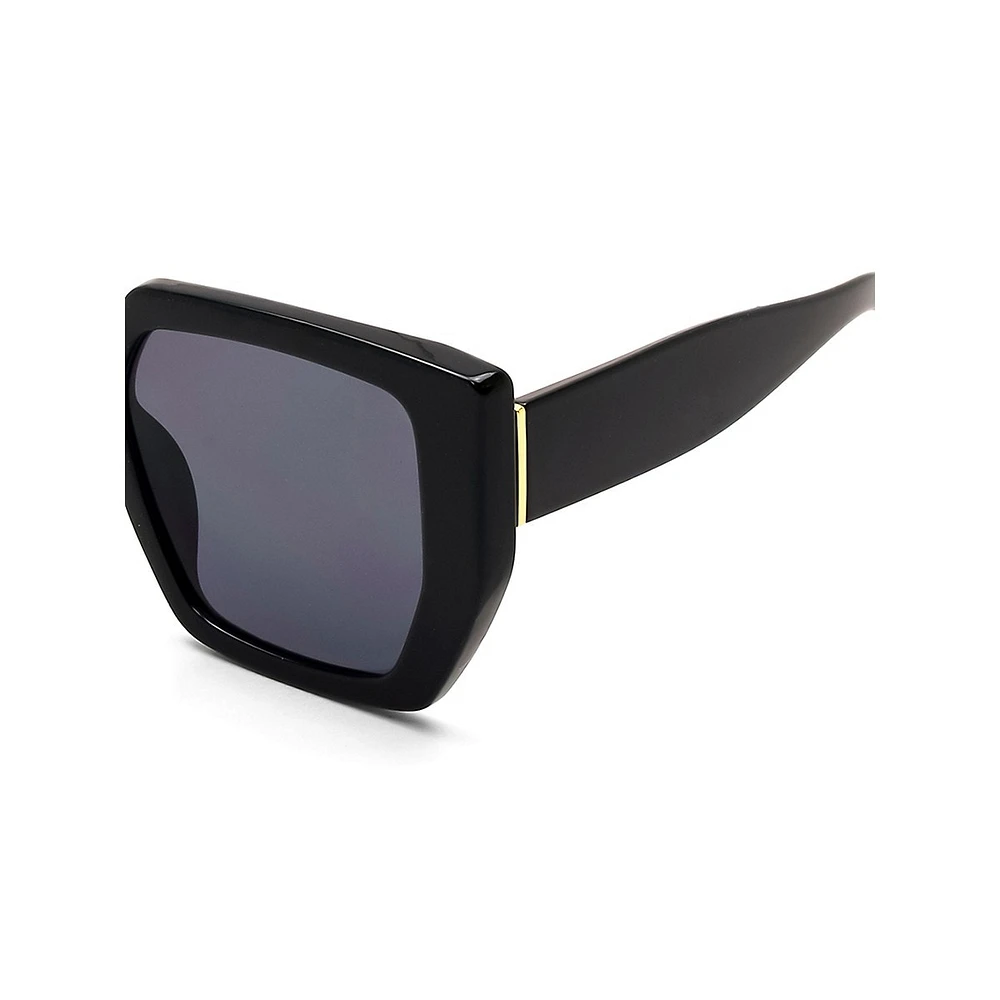 Priya 55MM Modern Oversized Square Polarized Sunglasses