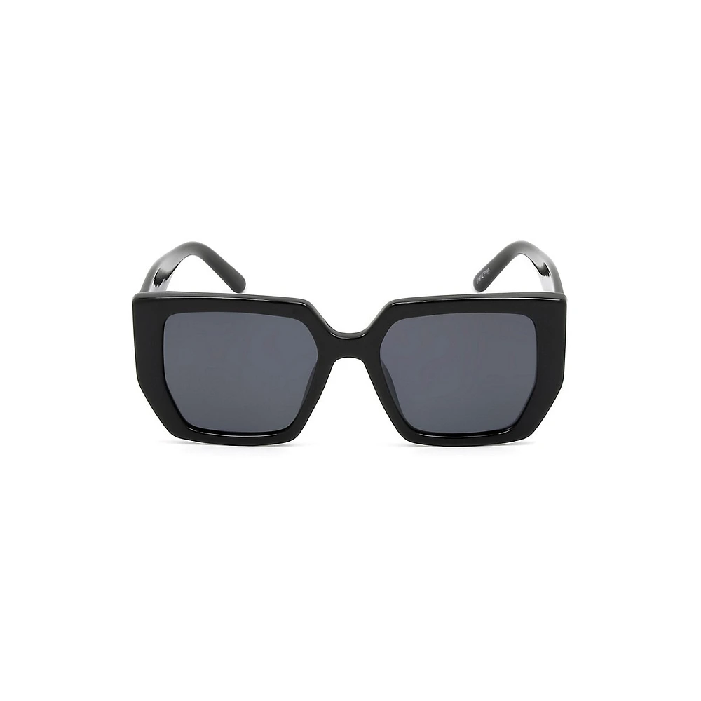 Priya 55MM Modern Oversized Square Polarized Sunglasses