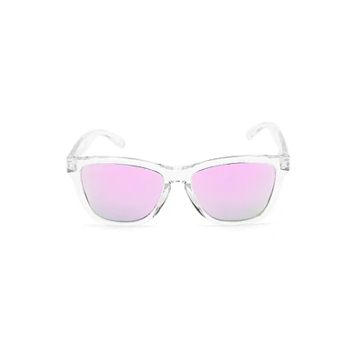 Stellar 55MM Modern Square Mirrored Sunglasses