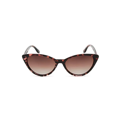 Lunettes de soleil polarisées œil de chat classiques Val 58 mm