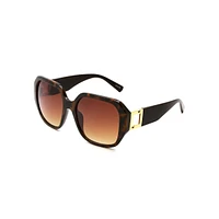 Retro Oversized Square 55MM Polarized Sunglasses