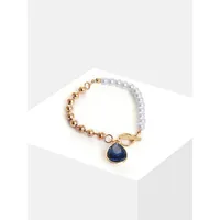Gold-toned Pearl Bracelet