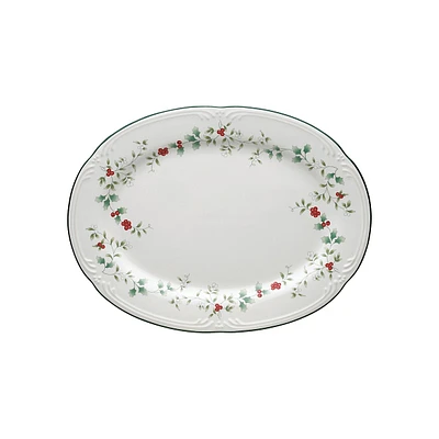 Winterberry 14-Inch Oval Platter