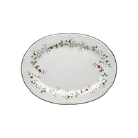 Winterberry 14-Inch Oval Platter