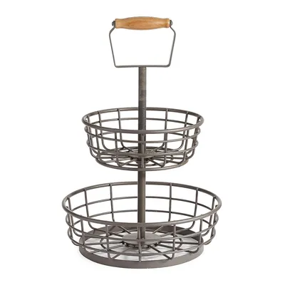 French Market Two Tier Basket