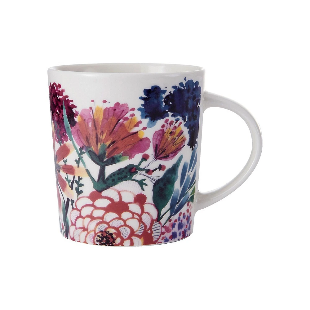 Wildflower Porcelain Mug