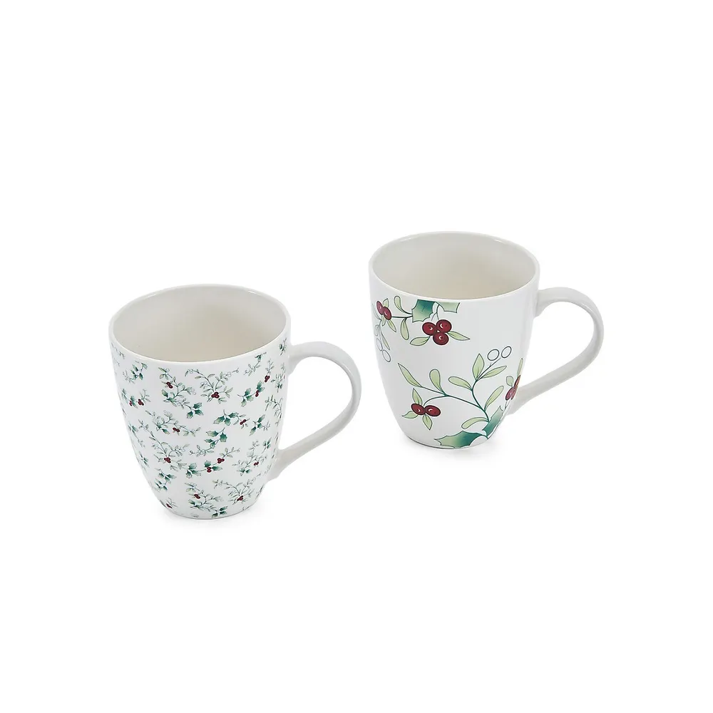 Winterberry 2-Piece Mug Set