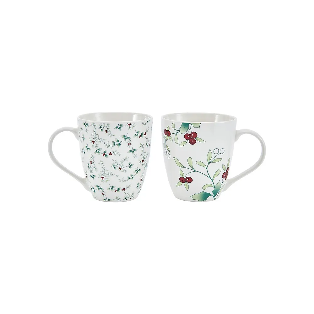 Winterberry 2-Piece Mug Set