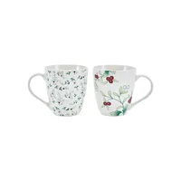 Winterberry 2-Piece Mug Set