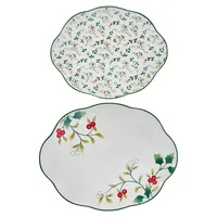 Winterberry 2-Piece Platter Set