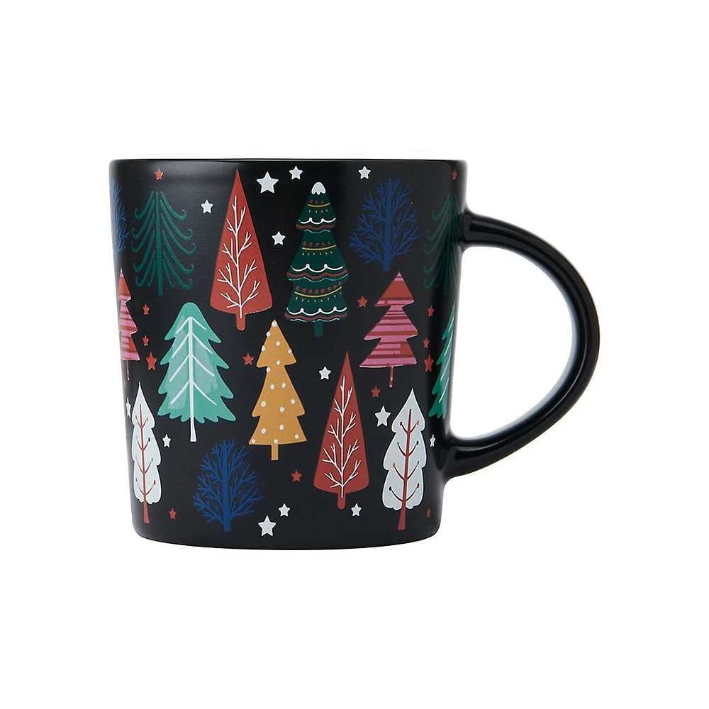 Holiday Trees Porcelain Mug