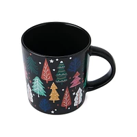 Holiday Trees Porcelain Mug