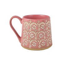 Floral Silkscreen Mug