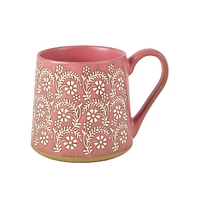 Floral Silkscreen Mug