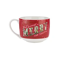 Holiday Merry Little Christmas Porcelain Mug