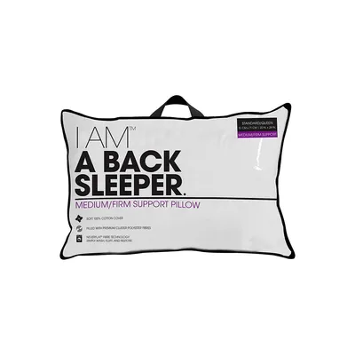A BACK SLEEPER. Medium Firm Support Pillow