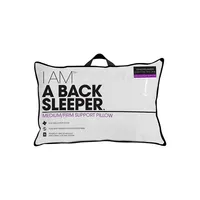 A BACK SLEEPER. Medium Firm Support Pillow