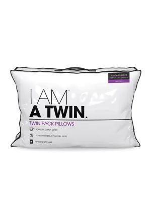 2-Pack All Sleep Position I Am A Twin Pillow