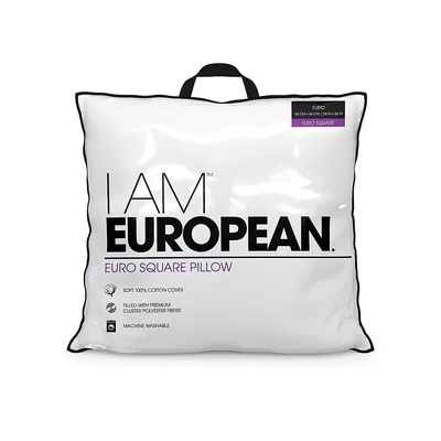 European Euro Square Pillow