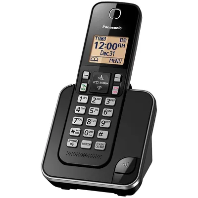 Digital Cordless Phone With 1 Handset (kx-tgc380b)