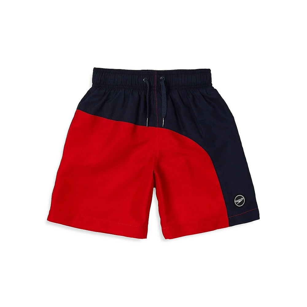 Boy's Active Rec Colourblocked Redondo Volley Swim Shorts