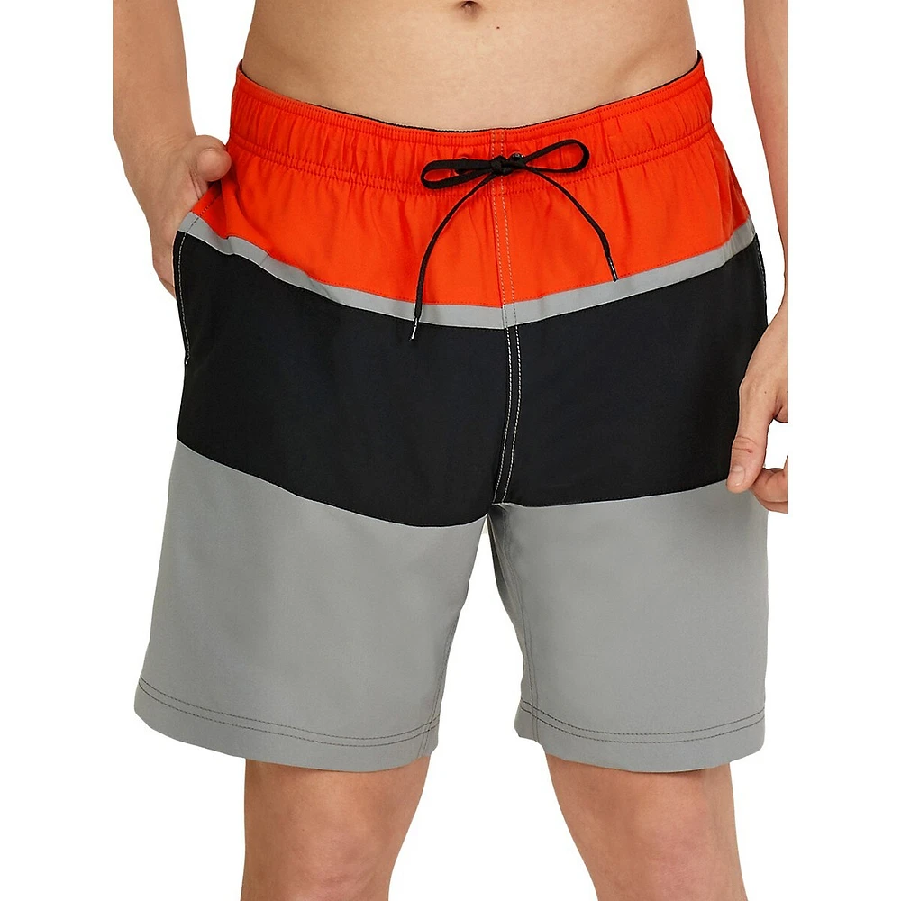 Short de bain aux couleurs contrastées style volley-ball Active Rec Redondo Edge