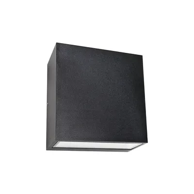 Outdoor Wall Light, 5.5'' Height, From The Montana Collection, Black