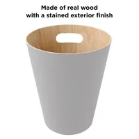 Woodrow Wooden Trash Can