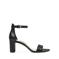 Pruce Strappy Cutout Leather Dress Sandals