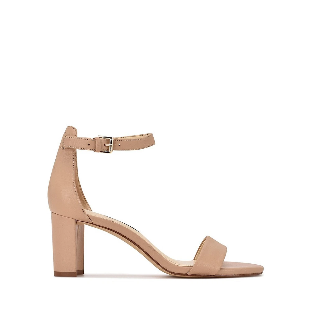 Pruce Strappy Cutout Leather Dress Sandals