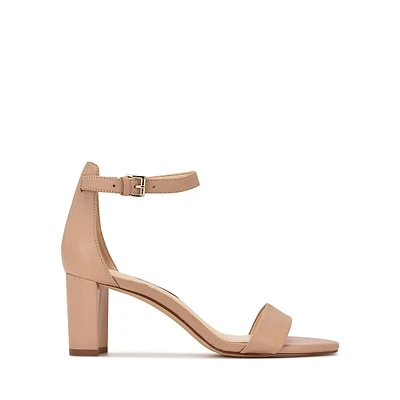 Pruce Strappy Cutout Leather Dress Sandals