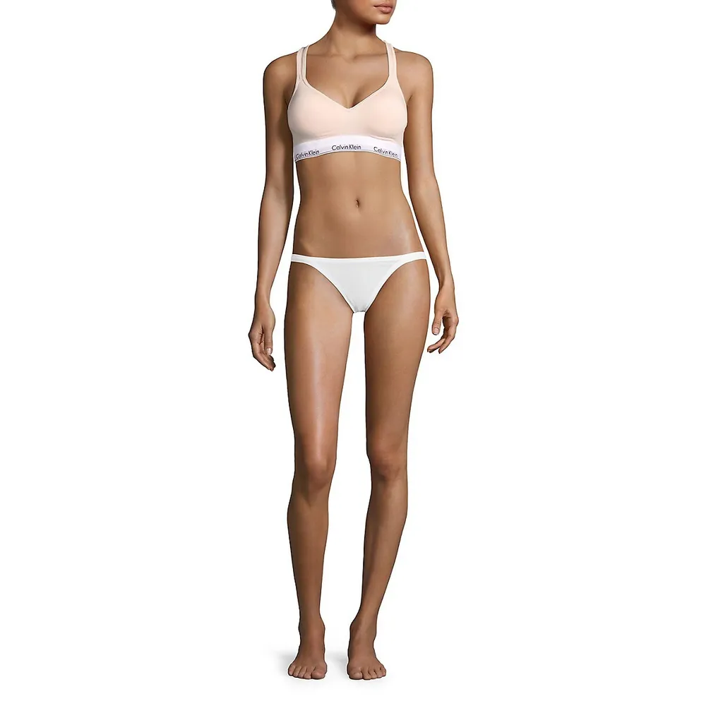 Modern Cotton Padded Bralette + Bikini