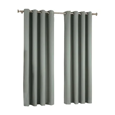 Sun Blocker Fabian Grommet Blackout Curtain Panel - 84-Inch