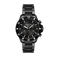 Men's Chronograph, Black Ceramic Watch