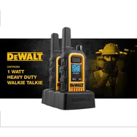 2/6 Dxfrs300 Long Range Walkie Talkies - 1 Watt, Heavy Duty, Waterproof, 22 Channels & Rechargeable Two-way Radio Set With Vox