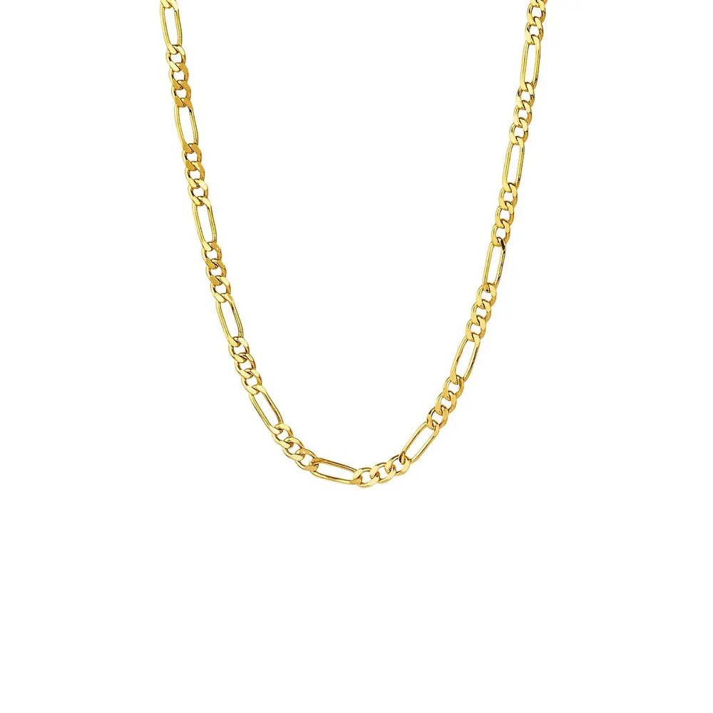 10k Gold Figaro Chain Necklace