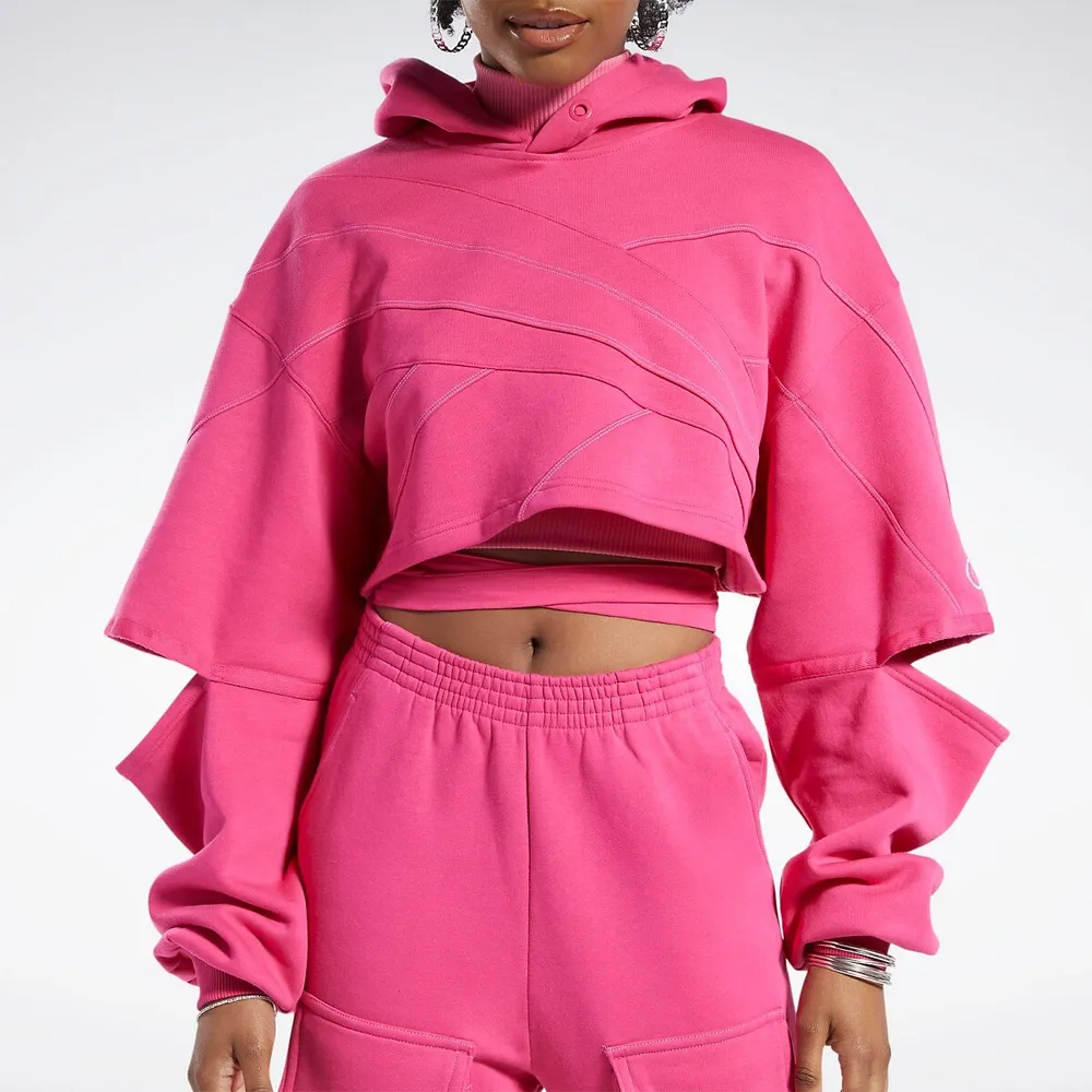 cardi b pink hoodie