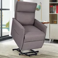 Electric Power Lift Massage Chair Recliner Sofa Fabric Padded Seat Home