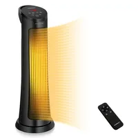 1500w Portable Electric Ptc Heater Swing Space Heater W/ 24h Timer &thermostat