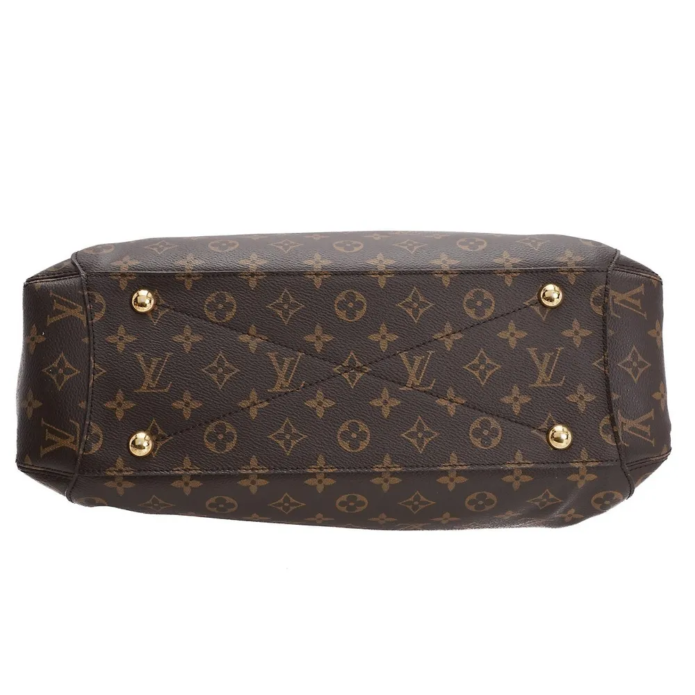 Louis Vuitton Montaigne GM Monogram Canvas Shoulder Bag Brown