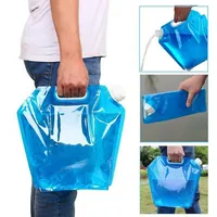 5 Collapsible Water Container Outdoor Hiking Fishing Camping Water Storage Bag