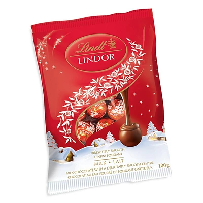 Sac de mini boules de chocolat au lait Lindor