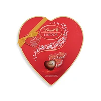 Boîte-cadeau en forme de cœur Amour avec chocolats au lait