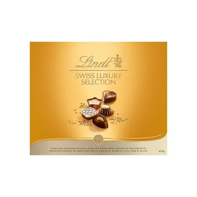 Boîte de pralines au chocolat assorties Swiss Luxury Selection - 415 g