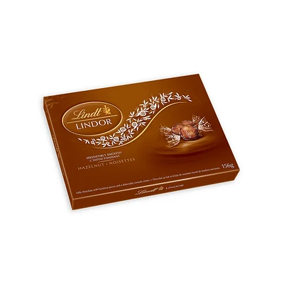Boîte de truffes en chocolat au lait et noisettes Lindor