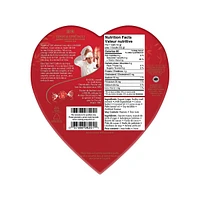 Boîte-cadeau en forme de cœur Romance avec chocolats au lait