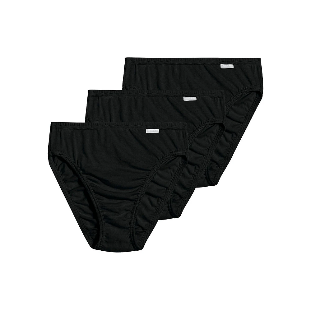 Jockey 3-Pack Comfies Microfiber French Cut