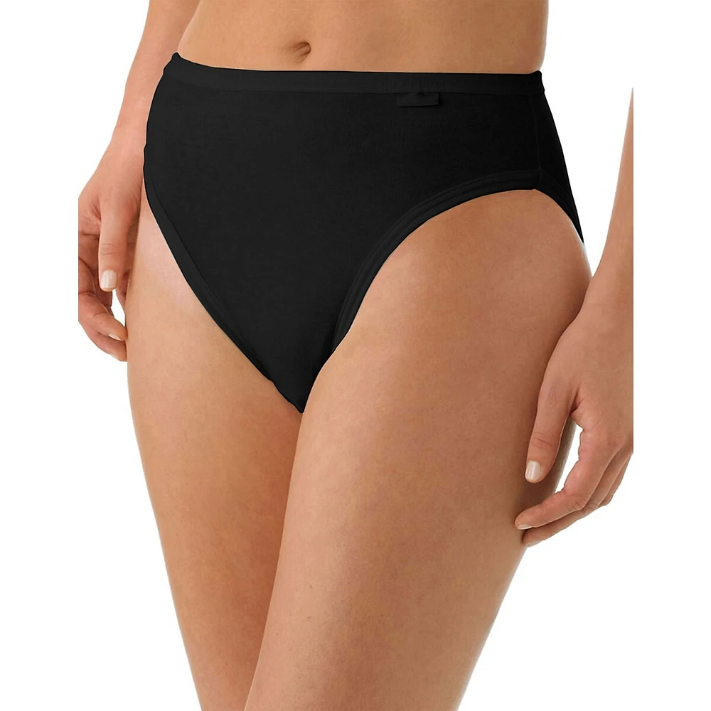 Plus 3-Pack Elance Cotton French Cut Panties