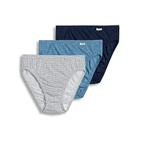 Plus 3-Pack Elance Cotton French Cut Panties